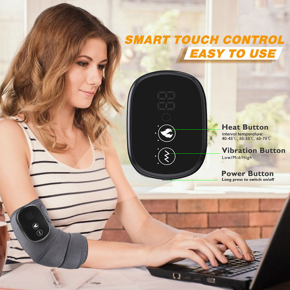 ThermaRelief™ 3-in-1 Heated Knee Massager for Pain Relief